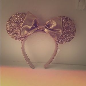 Rose gold Mickey ears